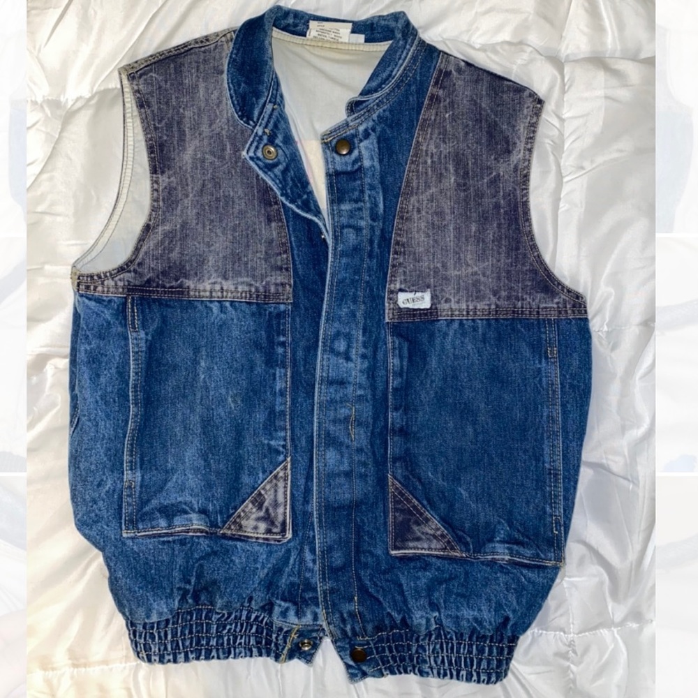 Vintage Guess Denim Vest 🧢